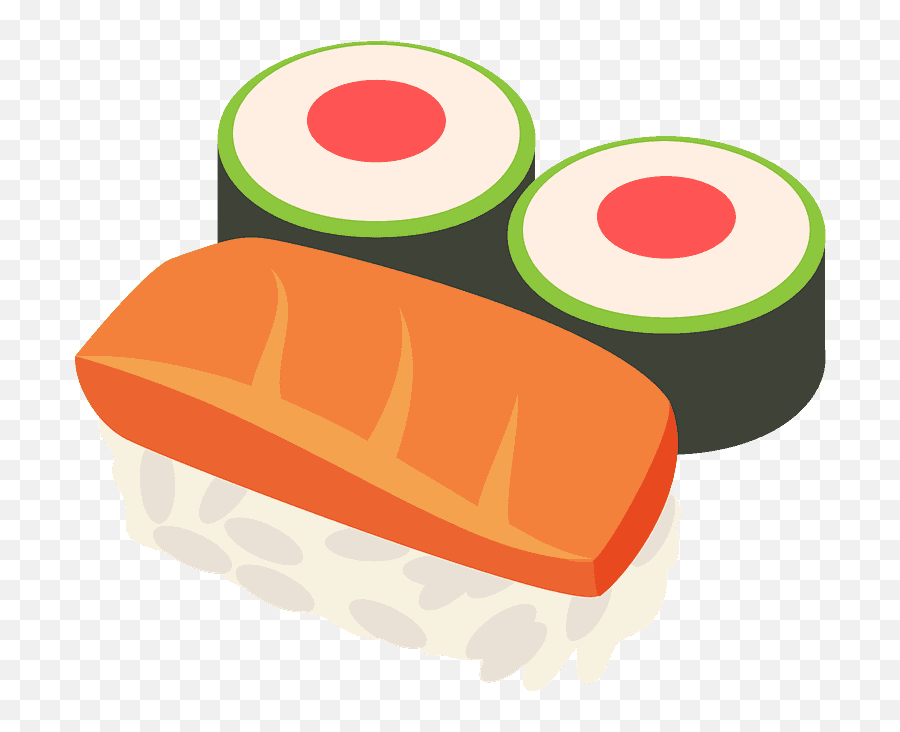 Sushi Emoji Clipart - Sushi Emoji,Bento Emoji