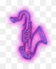 Neon - Saxophone 80s Emoji,Saxophone Emoji