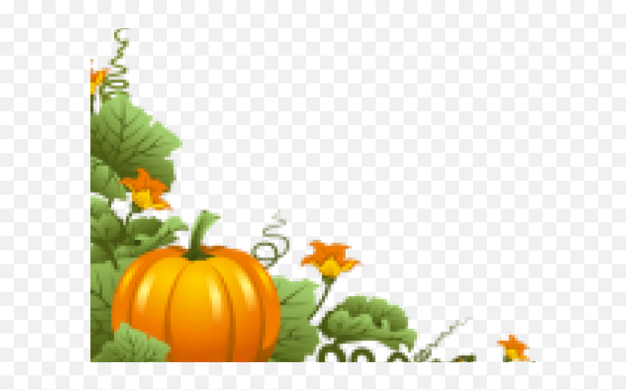 Pumpkin Vine Clipart - Fall Pumpkins Transparent Background Emoji,Pumpkin Emoji Png