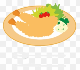 Fried Prawn Food Clipart - Dish Emoji