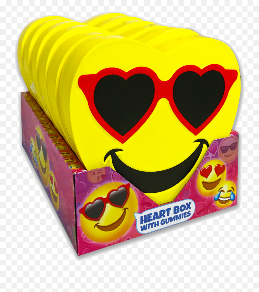 Emoticon Heart Box - Gummies Flix Candy Emojis,Box Emoticon