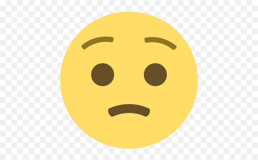 Emoji Canvas Prints - Meaning Worried,X Rated Emoji
