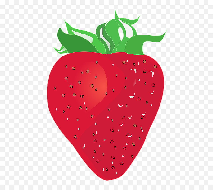 Free Strawberries Strawberry Vectors - Jahoda Clipart Emoji,Apple Heart Emoji