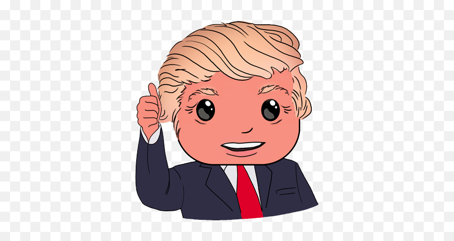 You In The - Cartoon Emoji,Trump Emojis