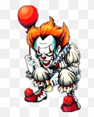 Pennywise Clown Scary It Balloon - Pennywise The Clown Cartoon Emoji,Pennywise Emoji
