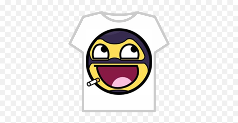 Tf2 Epic Face Ninja With Cigar Sasuke T Shirt Roblox Emoji Ninja Emoticon Free Transparent Emoji Emojipng Com - roblox sasuke shirt