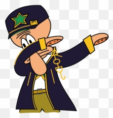 Squidward Dabbing Transparent Png - Jotaro Meme Emoji