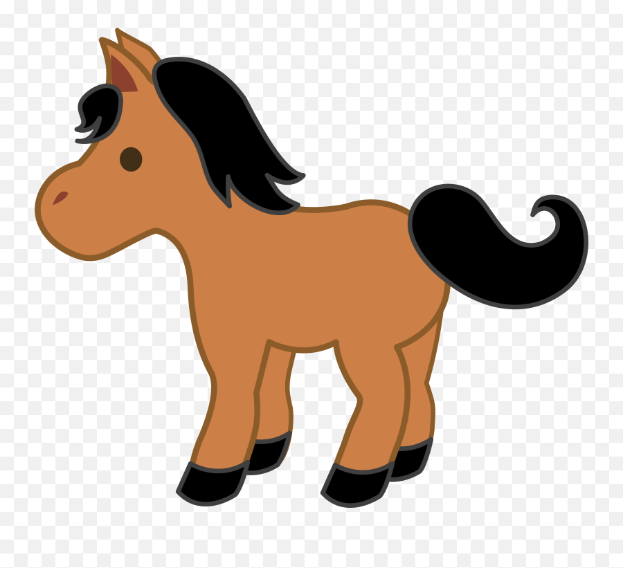 Cute Baby Clipart - Cute Horse Clipart Emoji,Donkey Emoji Copy And Paste