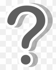 Download Free Png Question - White Mark Transparent Background Emoji