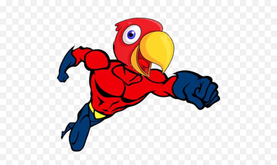 Parrot Clipart Baby Parrot - Dibujos De Superheroes Coloreados Emoji,Parrot Emoji