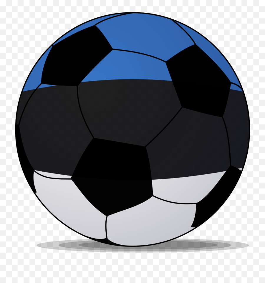 Soccerball Estonia - Soccer Ball Emoji,Estonia Flag Emoji