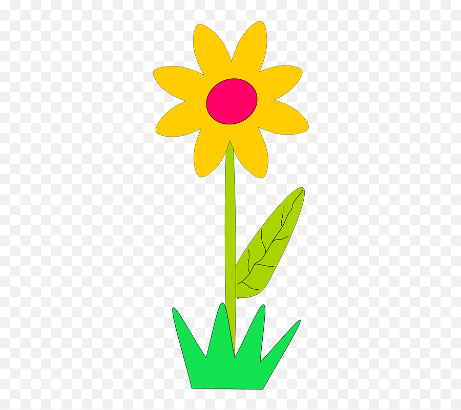 Free Yellow Leaves Yellow Vectors - Spring Flowers Clip Art Emoji,Sunflower Emoji