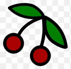 Cherries Fruit Icon Vector Drawing - Cartoon Cherries Emoji,Banana Emoji
