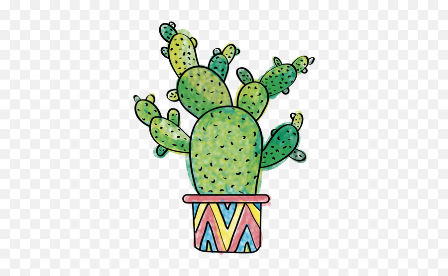 Cactus Png - Watercolor Cactus Transparent Background Emoji,Succulent Emoji