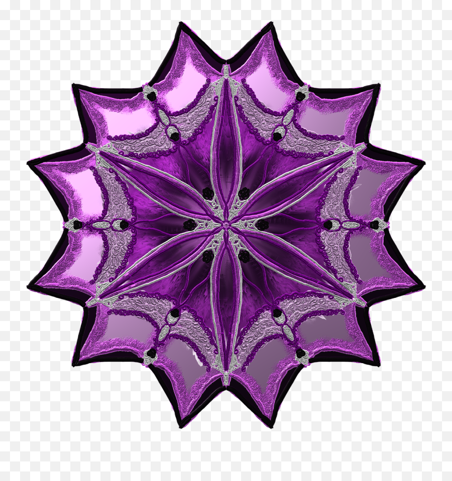 Mandala Great Purple Violet Jagged - Cartoon Question Mark Emoji,Purple Video Game Emoji
