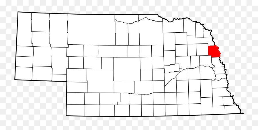 Nebraska Highlighting Burt County - Colfax County Nebraska Emoji,Usa Emoji Map