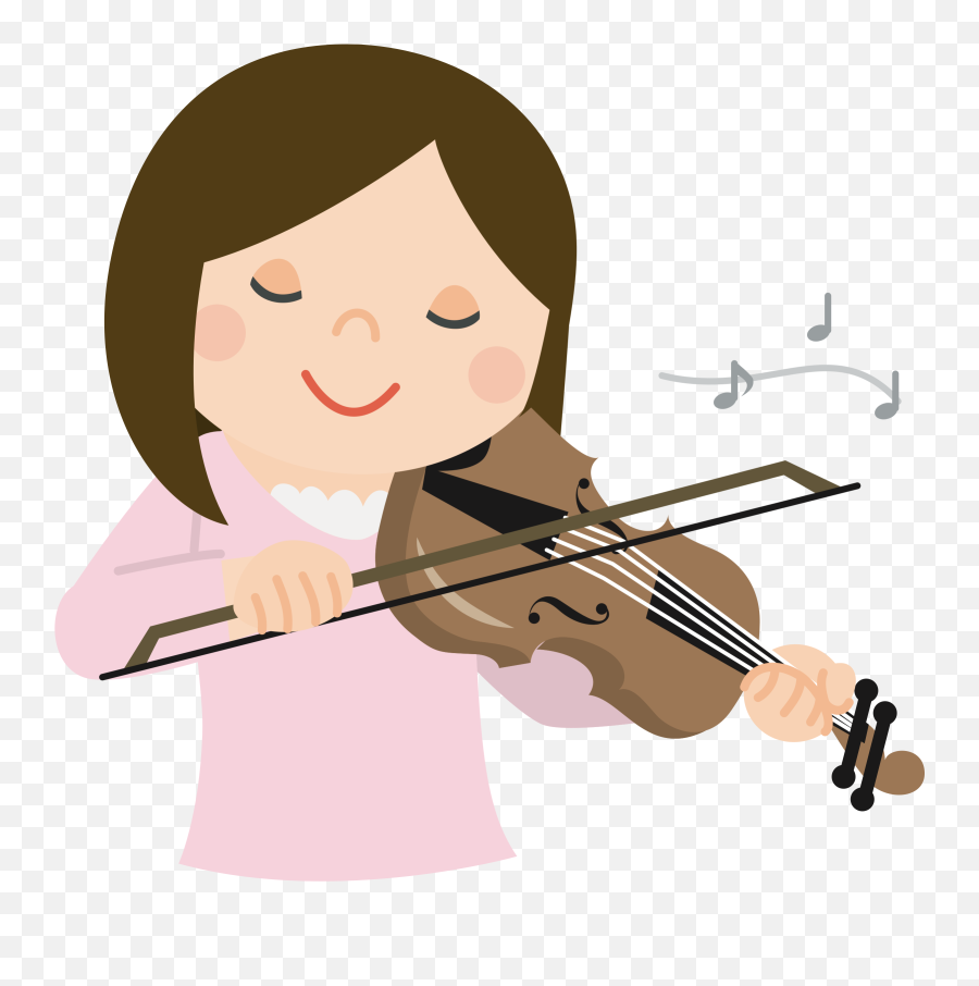 Violin Cartoon Drawing At - Girl Playing Violin Clipart Emoji,Violin  Emoticon - free transparent emoji 