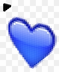 Blue Heart Emoji Cursor -