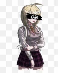 Deathfakefriendssuicidaldepression - Danganronpa Kaede Sprites Emoji,Kilt Emoji