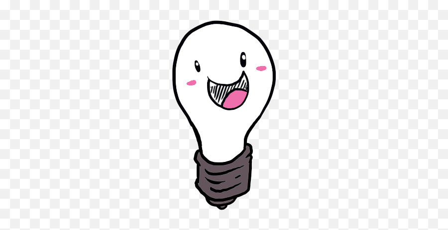 Happy Lightbulb Sticker For Ios Android Giphy Blinking Light - Light Bulb Transparent Gif Emoji,Salute Emoji Android