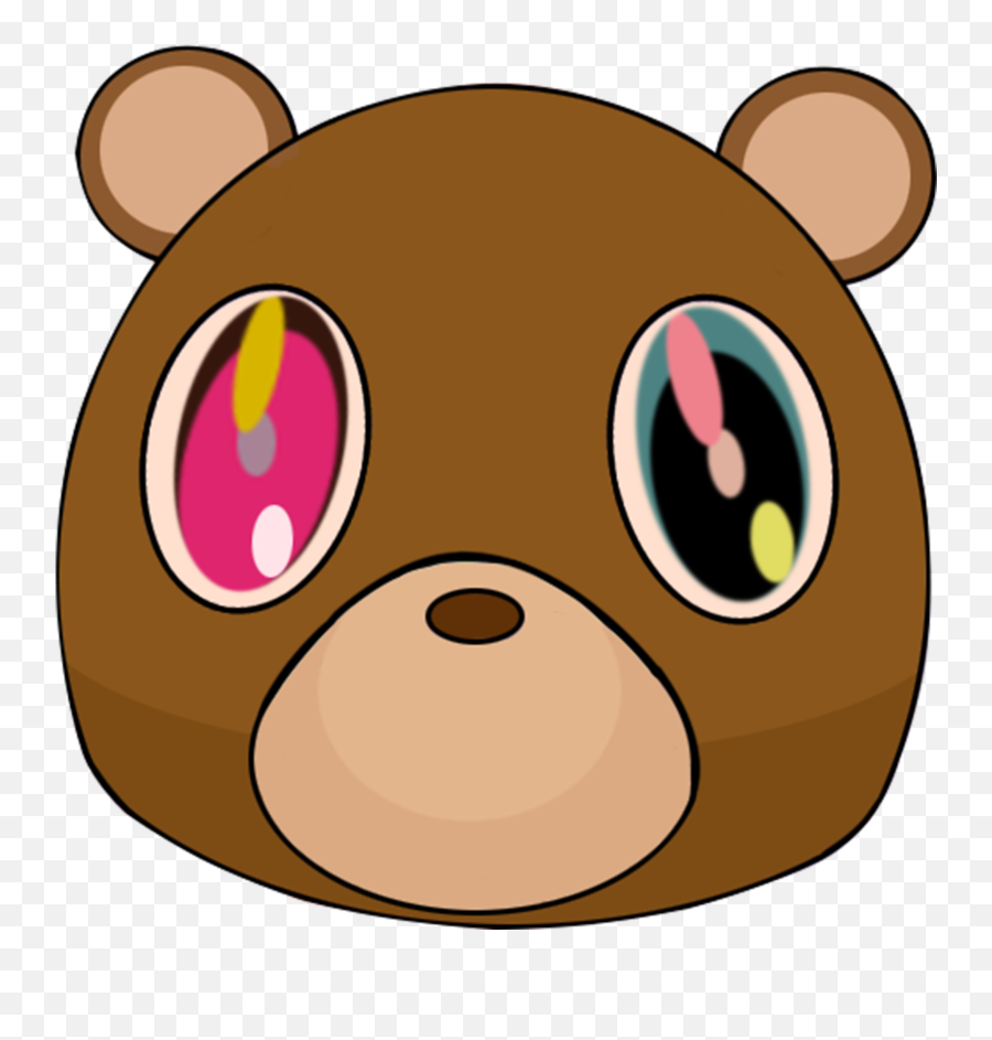 Kanye West Bear Clipart - Kanye West Graduation Bear Emoji,Dancing Bear Emoji