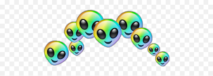 Freetoedit Aliens - Png Transparent Alien Crown Emoji,Alien Picture Frame Emoji