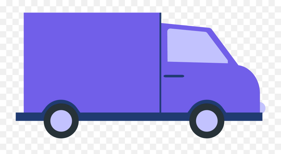 Delivery Truck Clipart - Commercial Vehicle Emoji,Truck Emoji