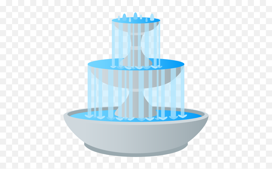Emoji Fountain - Serveware,Sunset Emoji