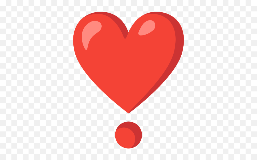 Heart Exclamation Emoji - Punto Esclamativo A Cuore Significato,Valentine Emoji