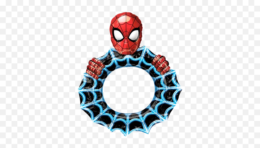 Spiderman Inflatable Photo Frame - Transparent Spiderman Photo Frame Png Emoji,Spiderman Emoji