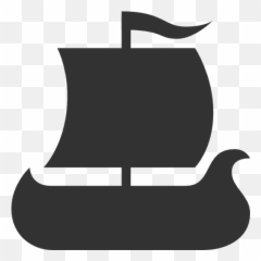 Viking - Clipart Viking Ship Black Emoji,Viking Emojis