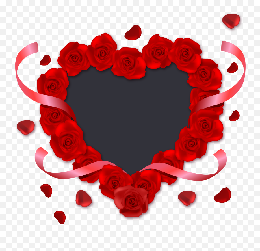 Rose Heart Png Image Free Download Searchpngcom - Write Name On Love Emoji,Rose Emoji Png