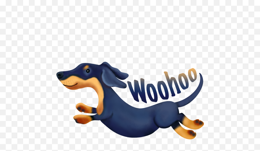 Dachshund Clipart Black Tan Dachshund - Dachshund Emoji,Weiner Emoji