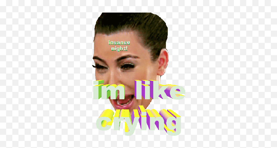 Kardashian Happy Birthday Meme Funny - Crying Kim Emoji,Kim K Emoji