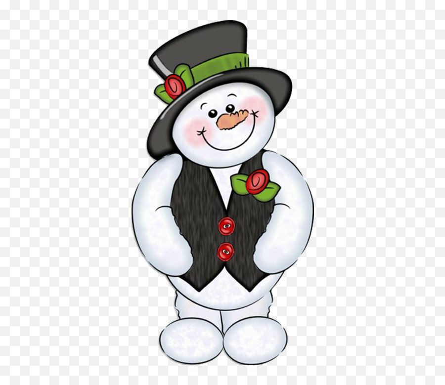 Snowman - Cute Snowman Christmas Clipart Emoji,Snowman Emoticons