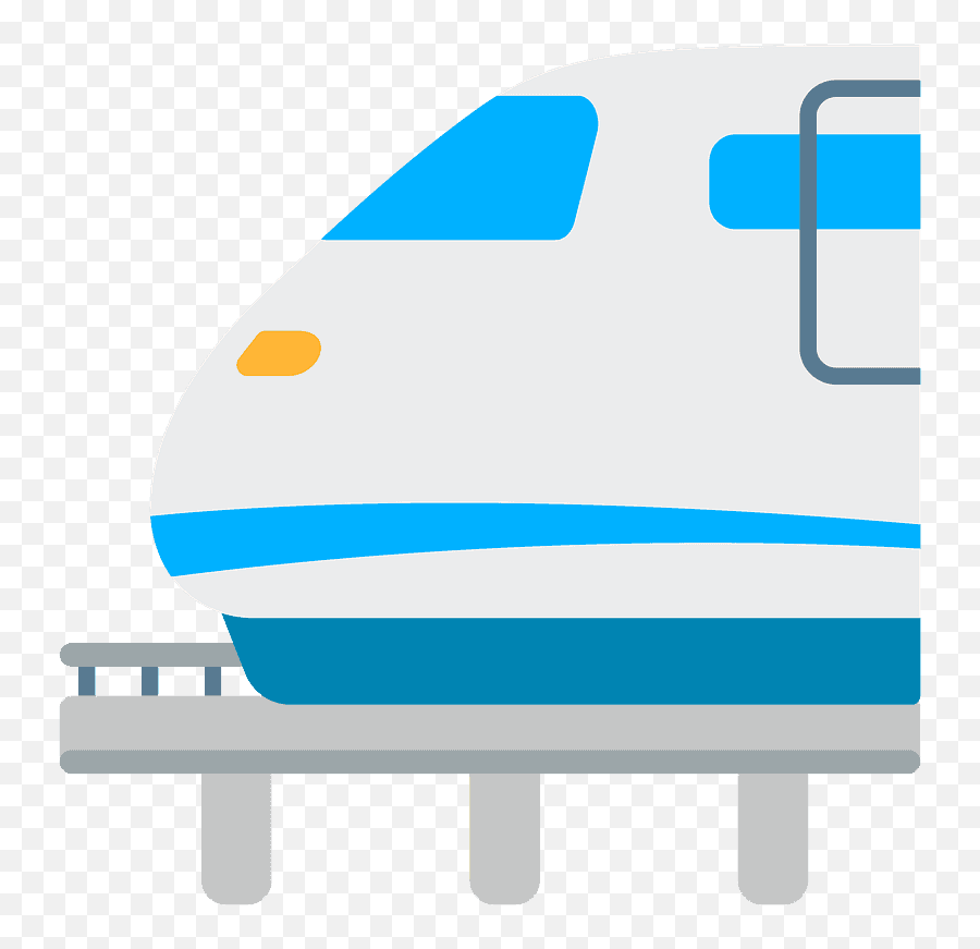 Monorail Emoji Clipart - Vertical,Metro Emoji