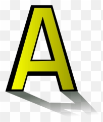 Bold Font Shadow Shadowing Alphabet - Emoji