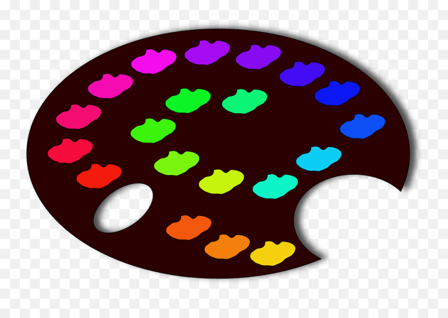 Free Palette Paint Vectors - Colour Scheme In Computing Png Emoji,Colours That Represent Emotions