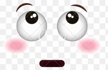 Confused Face Emoticon Kawaii Style - Emoticon Emoji,Kawaii Emoticon