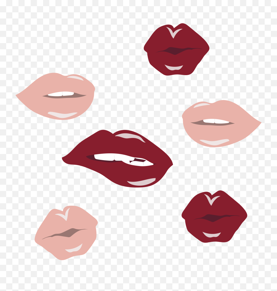 Lips Png Download Clipart - Clip Art Emoji,Bite Lip Emoji