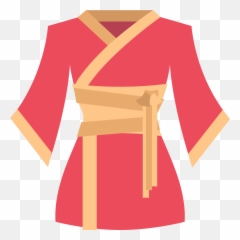 Emojione 1f458 - Red Kimono Clipart Emoji,Phone Needle Emoji