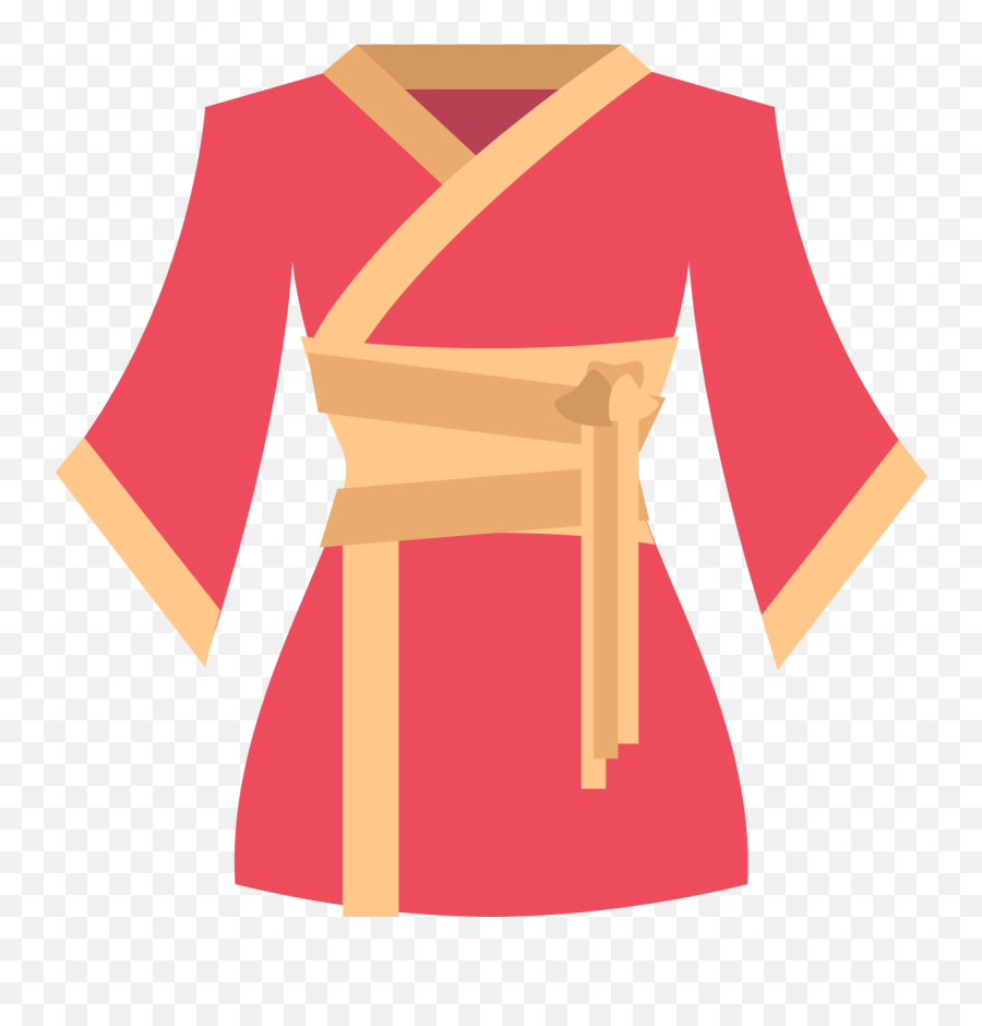 Emojione 1f458 - Red Kimono Clipart Emoji,Phone Needle Emoji