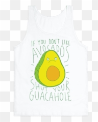 Like Avocados Shut Your Guacahole - Active Tank Emoji