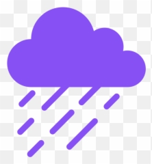 U 1 F 327 Raincloud - Transparent Cloud Emoji