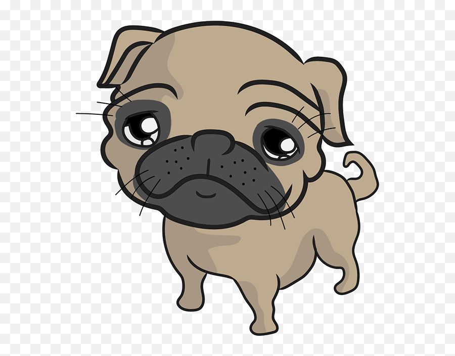 Pet Clipart Pug Pet Pug Transparent Free For Download - Pug Drawing Emoji,Pug Emoji