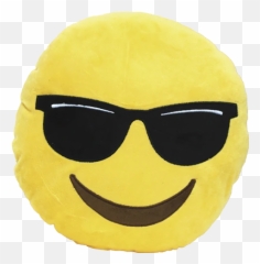 Cojin Emoji Con Lentes - Smiley,Emoji Diablito