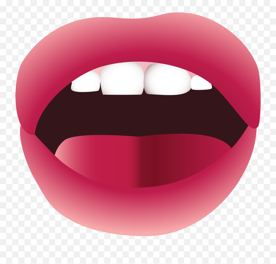 7267 Mouth Free Clipart - Open Mouth Clip Art Emoji,Mouth Watering Emoji
