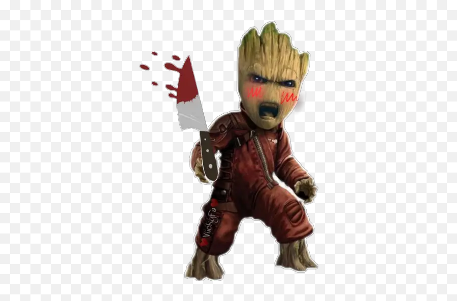 Stickers For - Transparent Baby Groot Png Emoji,Raccoon Emoji Android