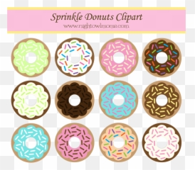 Doughnut Transparent Cartoon - Donuts With Sprinkles Clipart Emoji,Dunkin Donuts Emoji