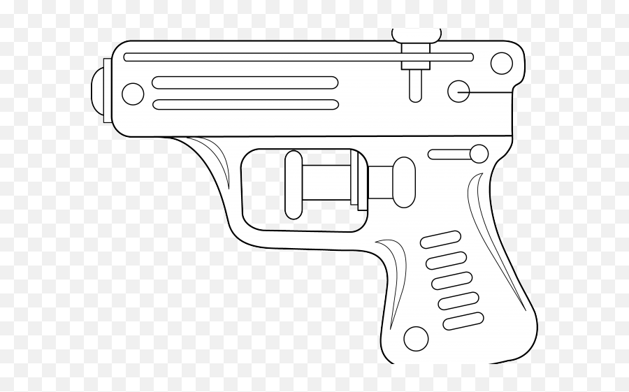 Gun Clipart Water Gun - Handgun Emoji,Reverse Gun Emoji